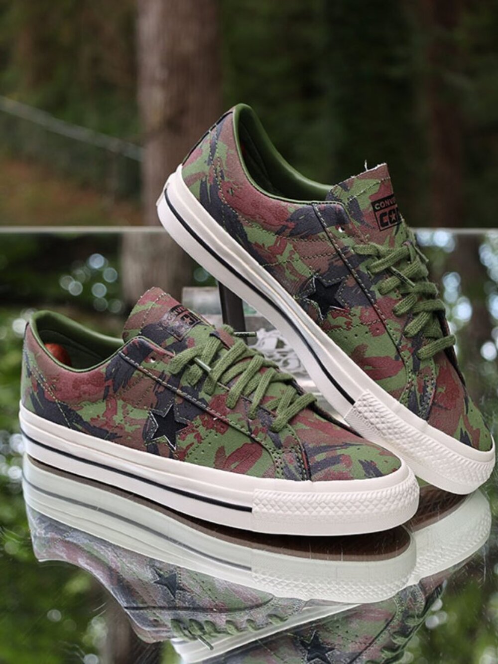 Converse One Star Pro Low Brushstroke Camo